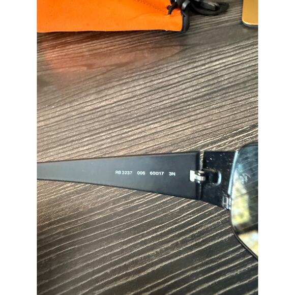 Vintage Ray-Ban RB3237006 100% UV Resistant Black Framed Sunglasses (60•17) main image 2
